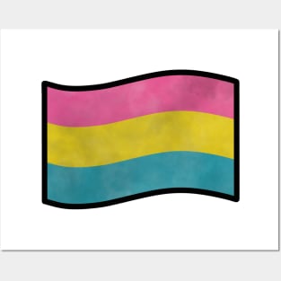 Foggy Pansexual Pride Flag Posters and Art